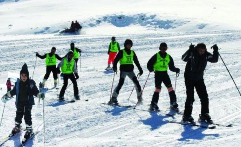 Abalı’da kayak sezonu devam ediyor