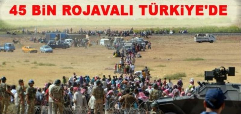 45 bin Rojavalı sınırdan giriş yaptı