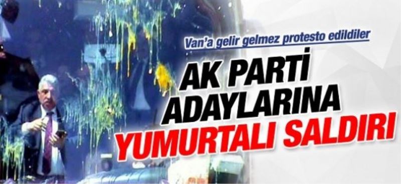 AK Parti milletvekili adaylarına saldırı VİDEO İZLE