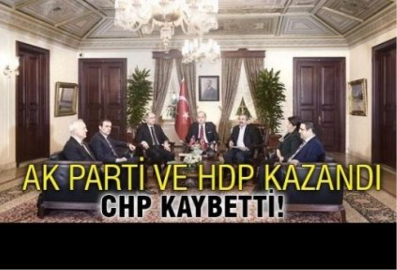 AK Parti ve HDP kazandı CHP kaybetti