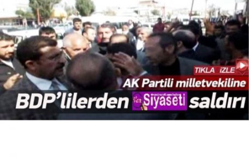 AK Partili vekile taşlı saldırı