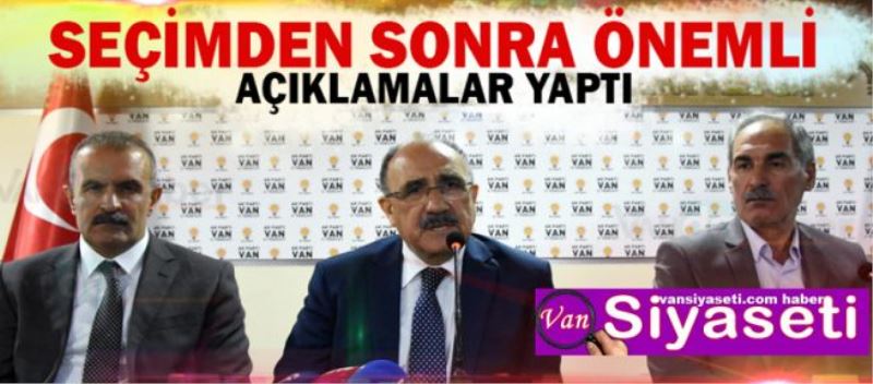 Atalay: En fazla oy Van