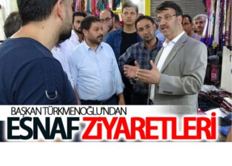 Başkan Türkmenoğlu’ndan esnaflara müjde…