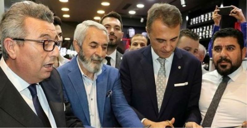 Beşiktaş Spor Kulübü Başkanı Fikret Orman, Van Beşiktaşlılar Derneği’ni açtı.