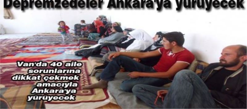 Depremzedeler Ankara