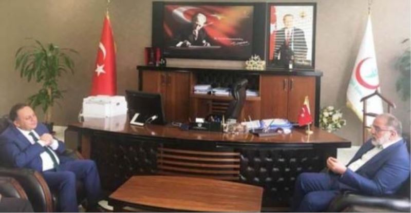 Gülaçar’dan, Sağlık Müdürü Akdoğan’a ziyaret…