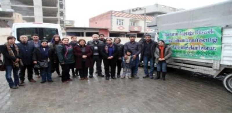 İpekyolu Belediyesi’nden Kobani’ye yardım…