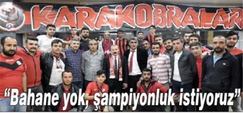 Kulüp Başkanı Yenitürk, iftar sonrası taraftarları ziyaret etti