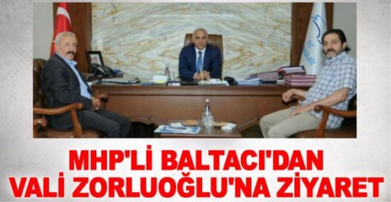 MHP Özalp ilçe başkan yardımcısı Baltacı’dan Vali Zorluoğlu’na ziyaret