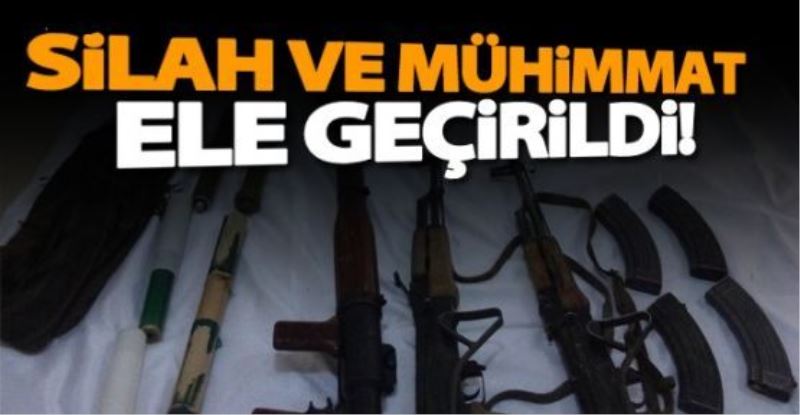 Van’da PKK’ye ait silah ve mühimmat ele geçirildi