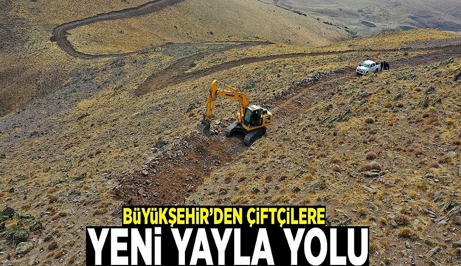 Büyükşehir’den çiftçilere yeni yayla yolu