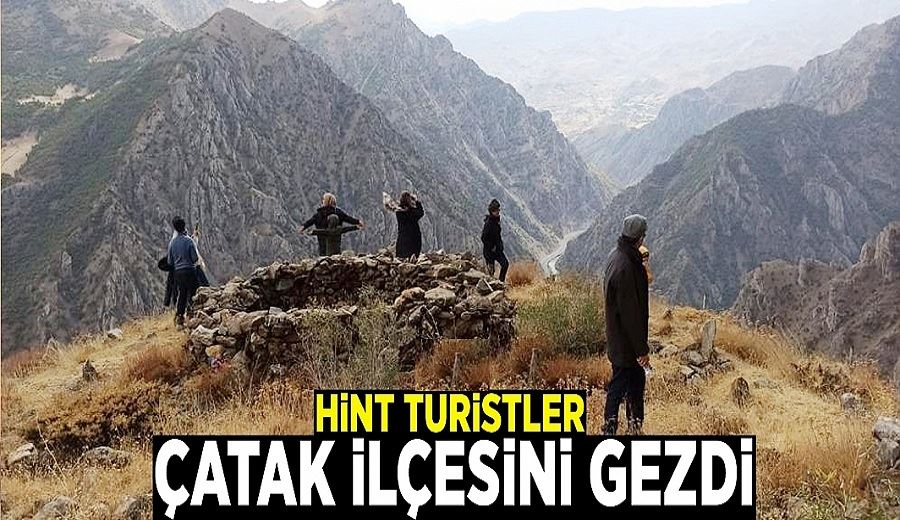 Hint turistler Çatak ilçesini gezdi