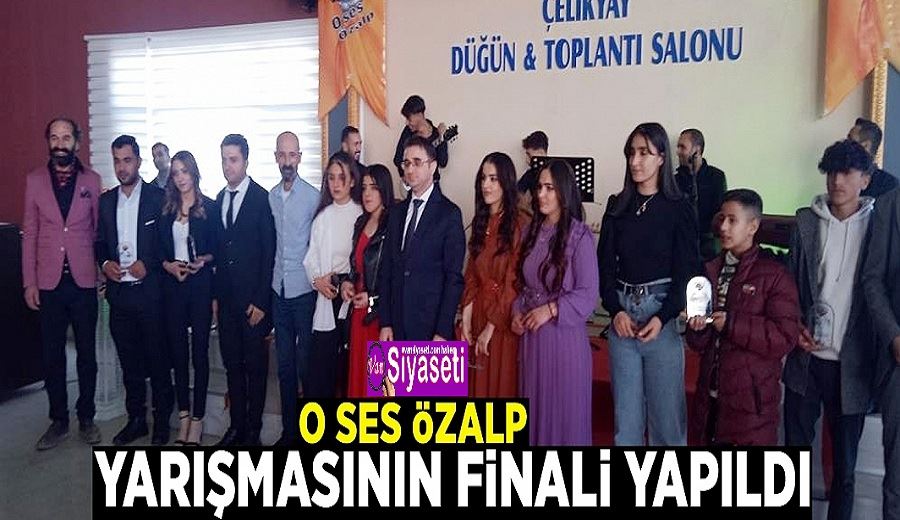 O Ses Özalp yarışmasının finali yapıldı