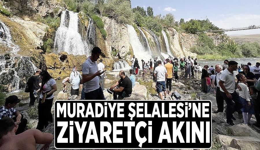 Muradiye Şelalesi’ne ziyaretçi akını