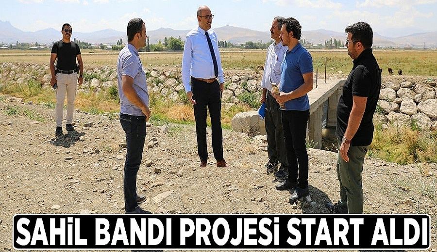 Sahil bandı projesi start aldı