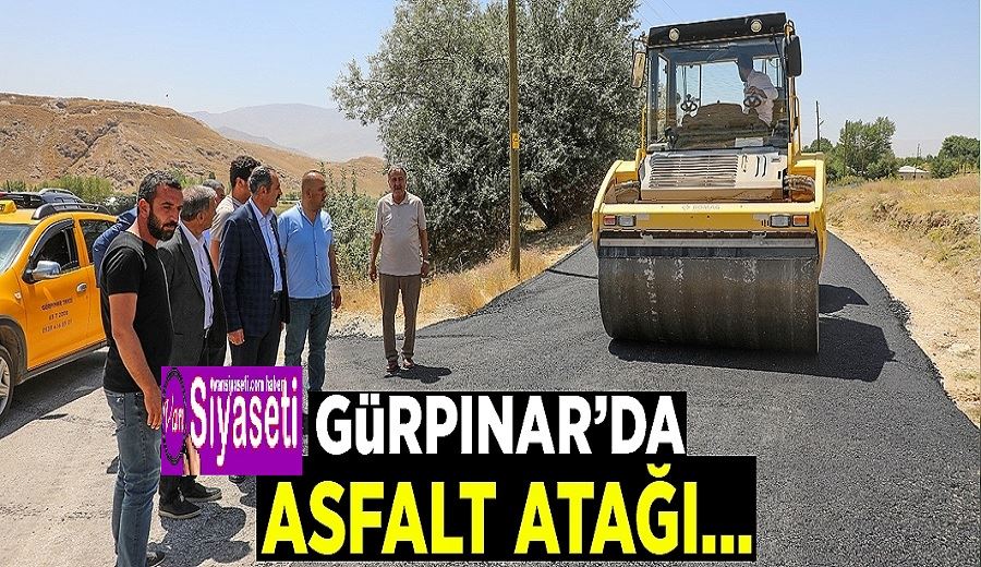 Gürpınar’da asfalt atağı…