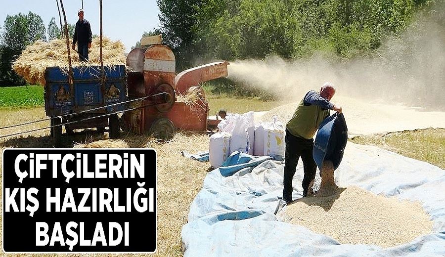 Çiftçilerin kış hazırlığı başladı