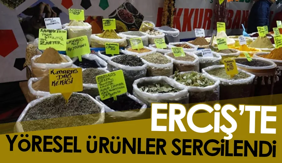 Erciş’te yöresel ürünler sergilendi