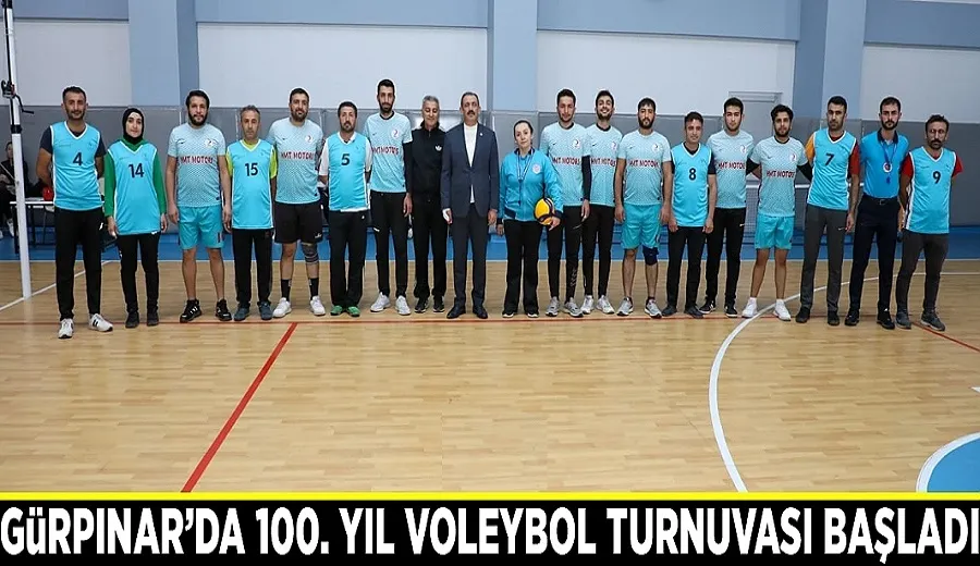 Gürpınar’da 100. Yıl Voleybol Turnuvası başladı