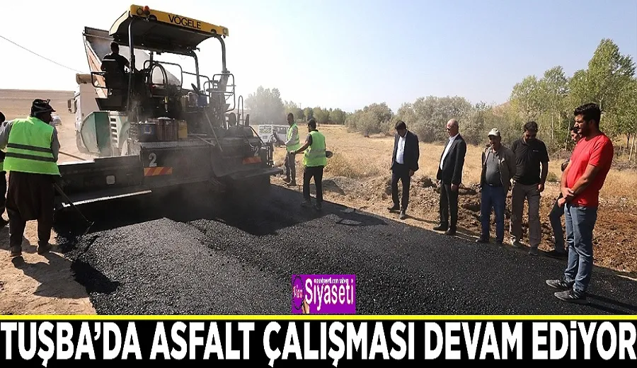 Tuşba’da asfalt çalışması devam ediyor