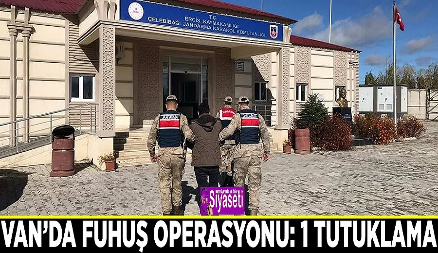 Van’da fuhuş operasyonu: 1 tutuklama
