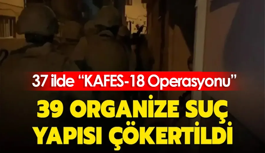 39 organize suç yapısı çökertildi, 257 şüpheli yakalandı