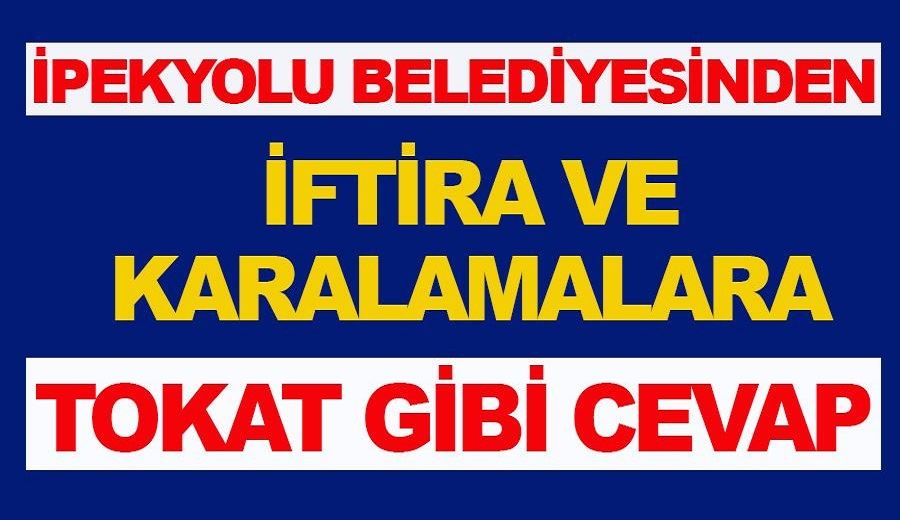 İpekyolu Belediyesinden yalan haberlere tokat gibi cevap