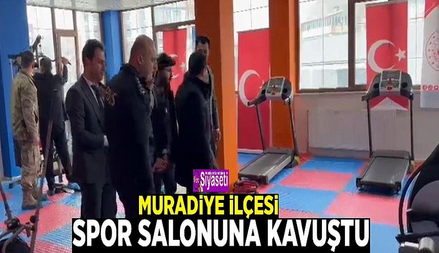 Muradiye’de spor salonu açıldı