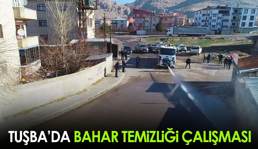 Tuşba’da bahar temizliği çalışması…