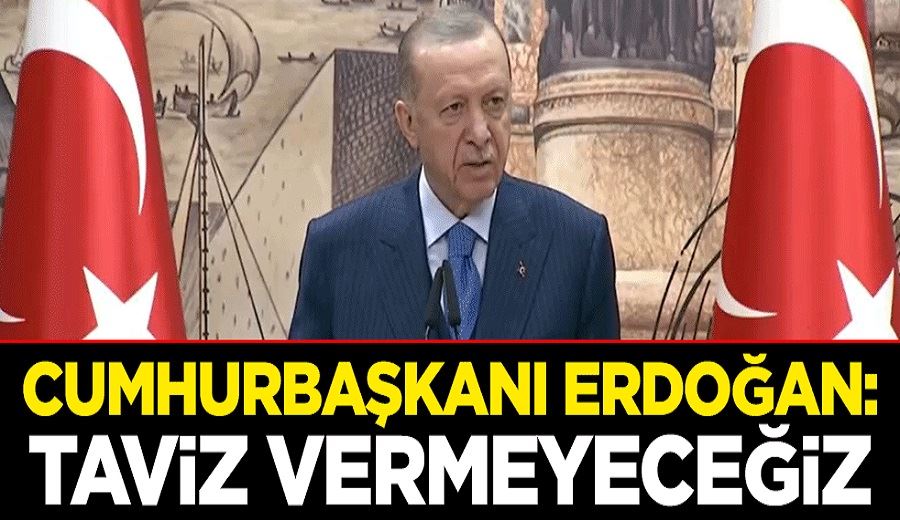 Cumhurbaşkanı Erdoğan: Yatay mimariden taviz vermeyeceğiz