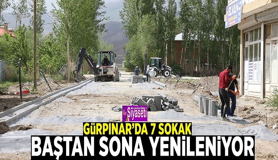 Gürpınar’da 7 sokak baştan sona yenileniyor