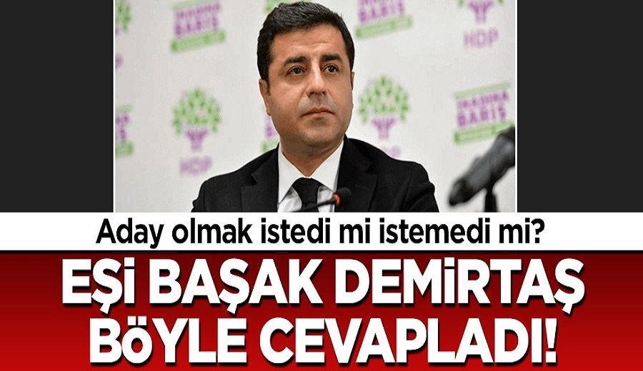 Selahattin Demirtaş aday olmak istedi mi istemedi mi? Eşi açıkladı!