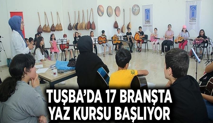 Tuşba’da 17 branşta yaz kursu başlıyor