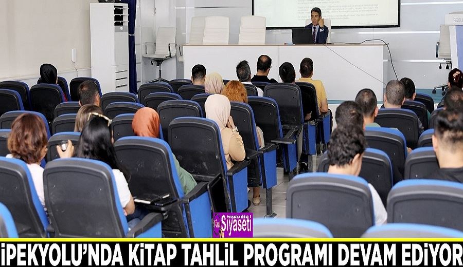 İpekyolu’nda kitap tahlil programı devam ediyor