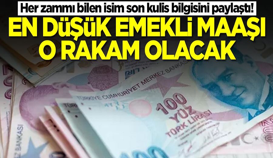 Her zammı bilen isim son kulis bilgisini paylaştı! En düşük yeni emekli maaşı o rakam olacak