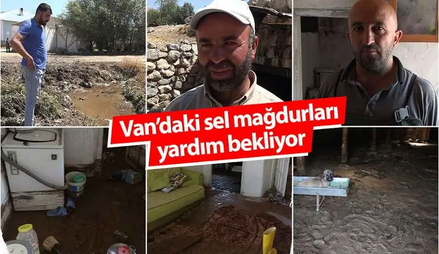 Van’daki sel mağdurları yardım bekliyor