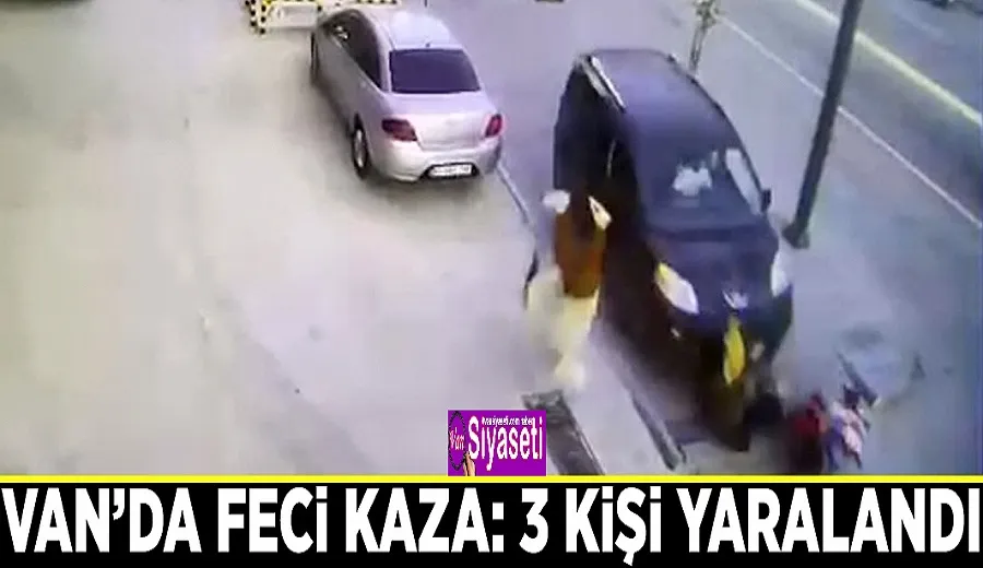 Van’da feci kaza: 3 kişi yaralandı
