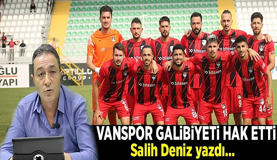 Vanspor galibiyeti hak etti