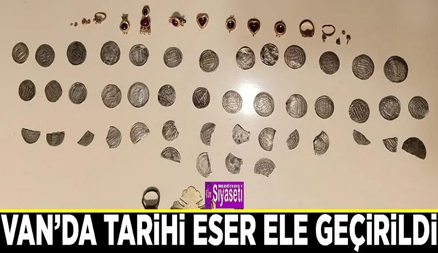 Van’da tarihi eser ele geçirildi