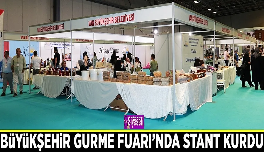 Büyükşehir Gurme Fuarı’nda stant kurdu