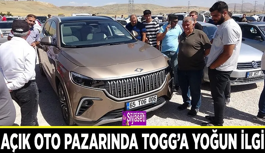 Açık oto pazarında Togg’a yoğun ilgi