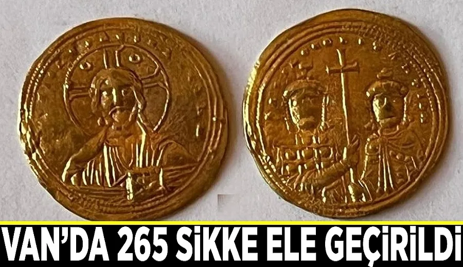 Van’da 265 sikke ele geçirildi
