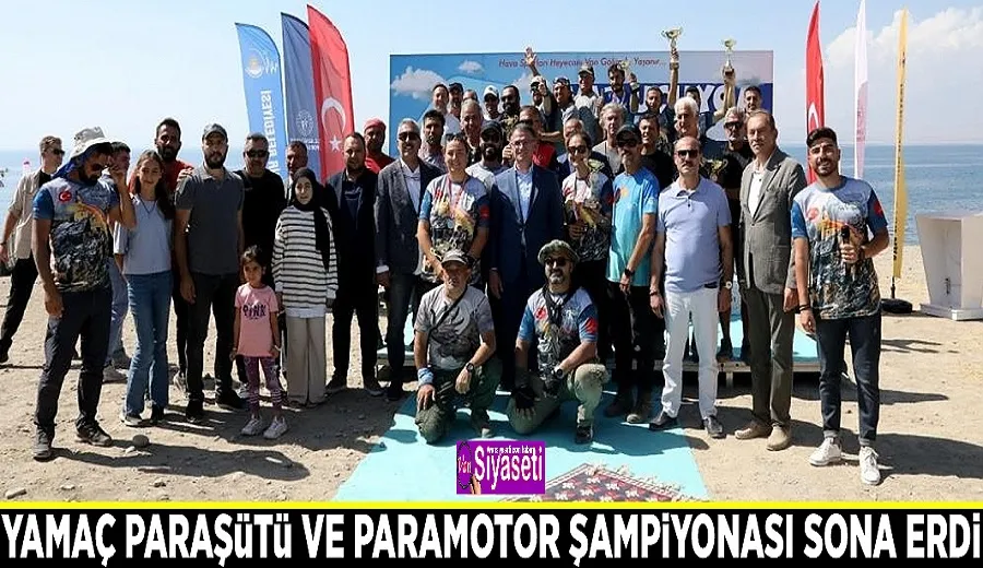 Yamaç Paraşütü ve Paramotor Şampiyonası sona erdi