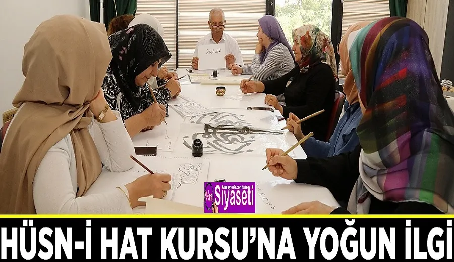 Hüsn-i Hat Kursu’na yoğun ilgi