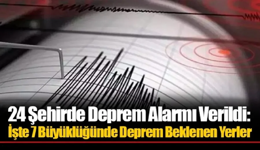 Jeoloji Mühendisleri Odası’ndan 24 il için uyarı! 7 büyüklüğünde deprem bekleniyor…