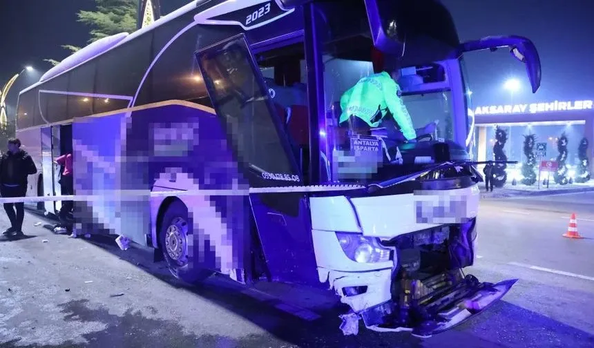 Van’a gelen otobüs kaza yaptı: 1 ölü