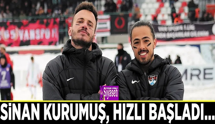 Vanspor’lu Sinan Kurumuş, hızlı başladı…