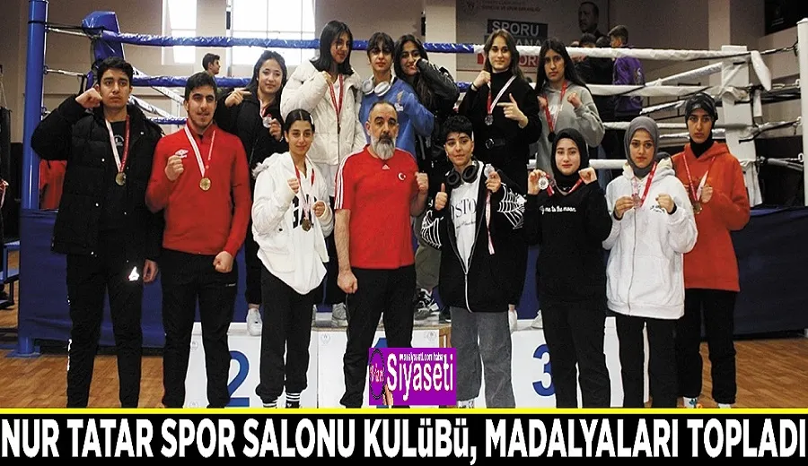 Nur Tatar Spor Salonu Kulübü, madalyaları topladı
