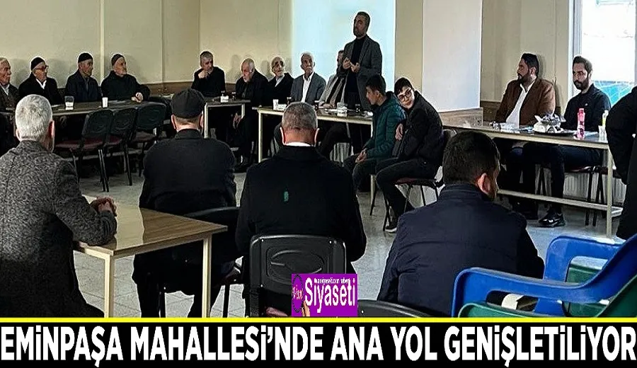Eminpaşa Mahallesi’nde ana yol genişletiliyor