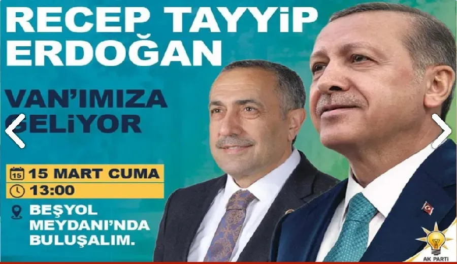 Arvas’tan Cumhurbaşkanı Erdoğan’ın mitingine davet